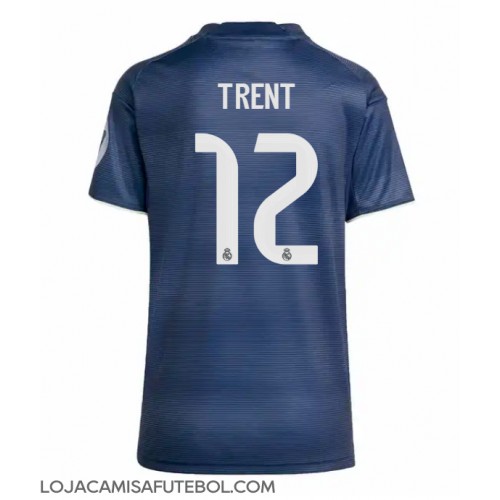 Camisa de Futebol Real Madrid Alexander-Arnold #12 Equipamento Secundário Mulheres 2025-26 Manga Curta